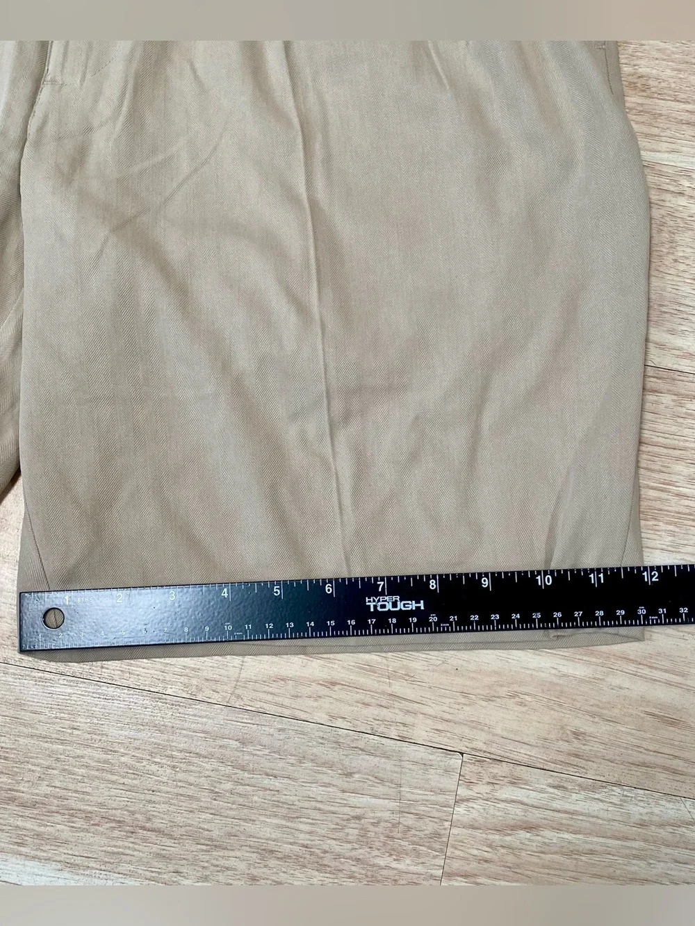 Jamaica Jaxx Silk Shorts Mens Size 36 Khaki Pleated Casual True Island Lifestyle